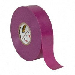 3M 7000058437 Electrical Tape 3/4" Wide, 66' Long, 7 mil Thick, Purple