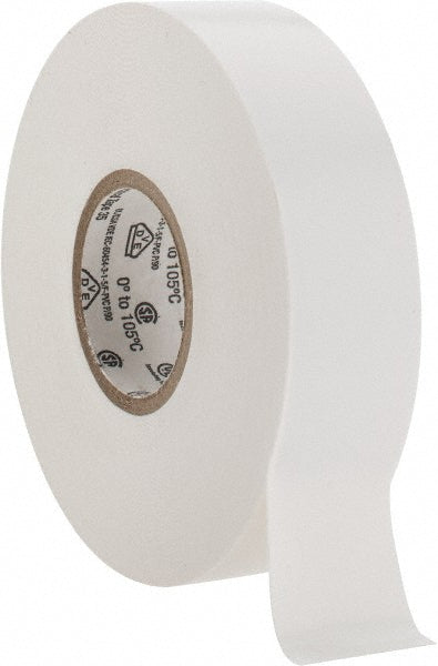 3M 7000006097 Electrical Tape 3/4" Wide, 66' Long, 7 mil Thick, White