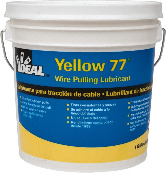 Ideal 31-351 1 Gallon Pail, Yellow Wire Pulling Lubricant Wax