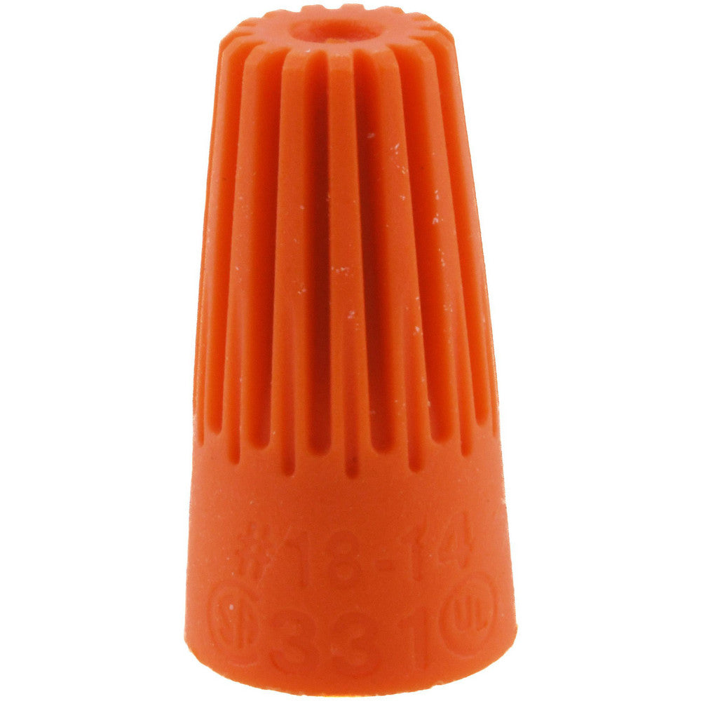 Thomas & Betts 331P Standard Twist-On Wire Connector Orange, Corrosion-Resistant, 2 AWG