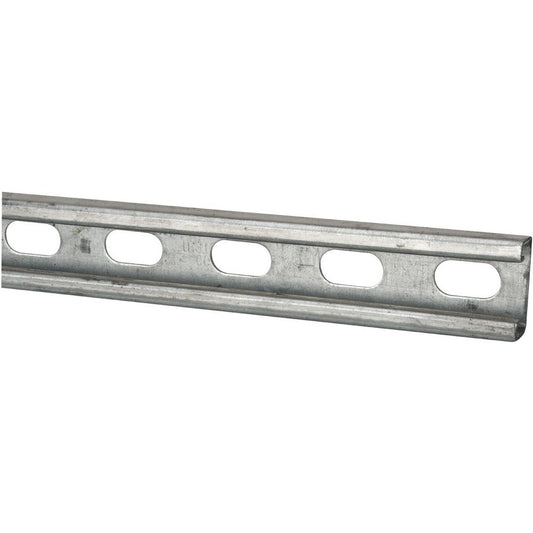 Thomas & Betts B1400HS 10PG 10' Long x 1-5/8" Wide x 13/16" High, 14 Gauge, Strip Steel, Half Slot Framing Channel & Strut