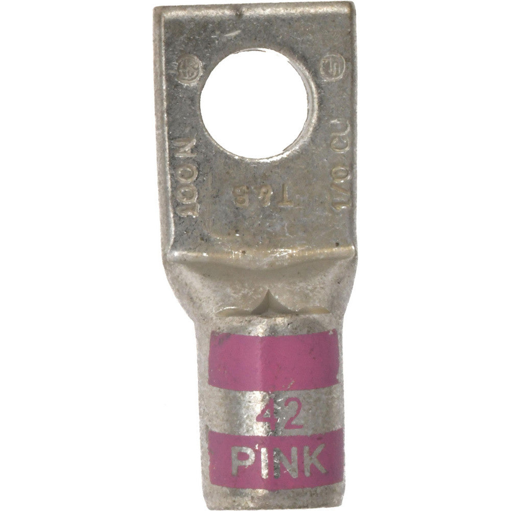 Thomas & Betts 54109 Square Ring Terminal Non-Insulated, 1/0 AWG, Compression Connection