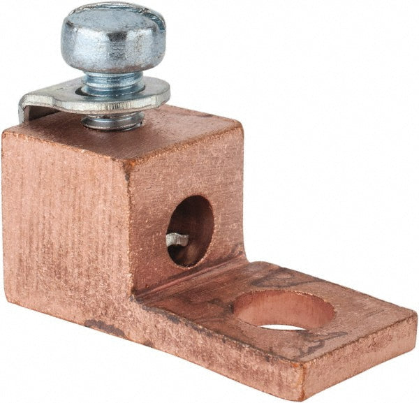 Thomas & Betts 31003 Square Ring Terminal Non-Insulated, 14 to 8 AWG, Compression Connection