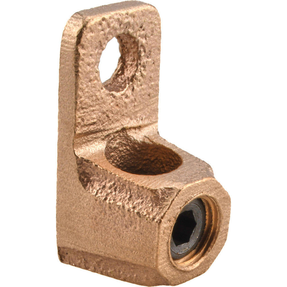 Thomas & Betts 71014 D Shaped Ring Terminal Non-Insulated, 2 to 4/0 AWG, Crimp Connection