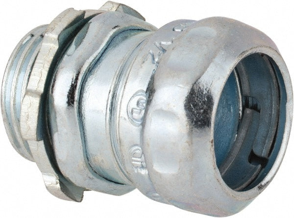 Thomas & Betts 5121-TB Conduit Connector For EMT, Steel, 1/2" Trade Size
