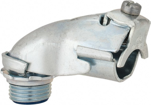Thomas & Betts 3132 Conduit Connector For FMC, Steel, 1/2" Trade Size