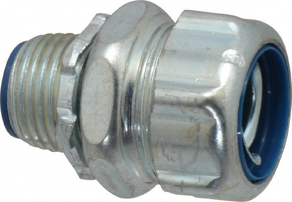 Thomas & Betts 5332 Conduit Connector For Liquid-Tight, Steel, 1/2" Trade Size