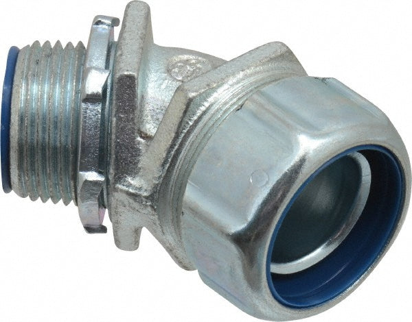 Thomas & Betts 5344 Conduit Connector For Liquid-Tight, Malleable Iron, 1" Trade Size