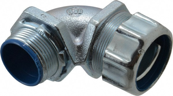 Thomas & Betts 5355 Conduit Connector For Liquid-Tight, Malleable Iron, 1-1/4" Trade Size