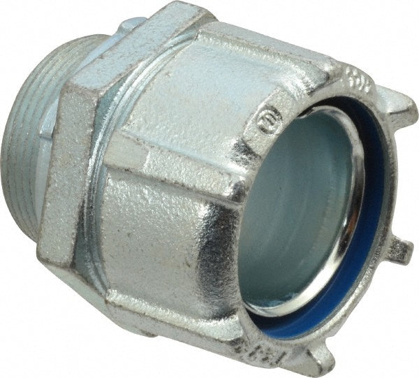 Thomas & Betts 5236 Conduit Connector For Liquid-Tight, Steel, 1-1/2" Trade Size
