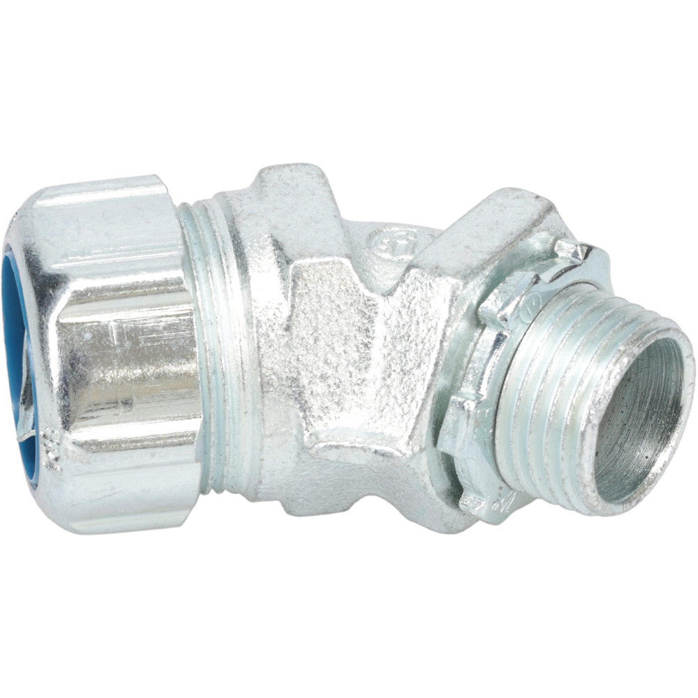 Thomas & Betts 5242 Conduit Connector For Liquid-Tight, Malleable Iron, 1/2" Trade Size
