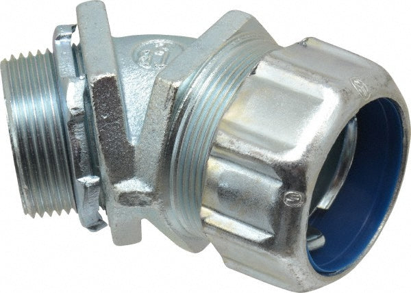 Thomas & Betts 5245 Conduit Connector For Liquid-Tight, Malleable Iron, 1-1/4" Trade Size