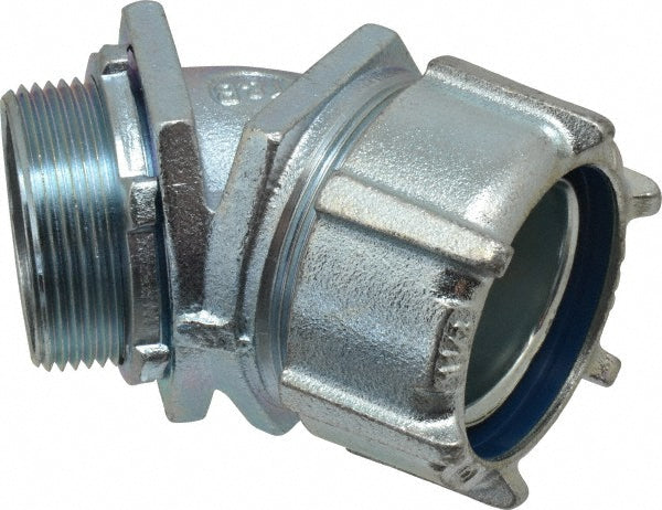 Thomas & Betts 5246 Conduit Connector For Liquid-Tight, Malleable Iron, 1-1/2" Trade Size