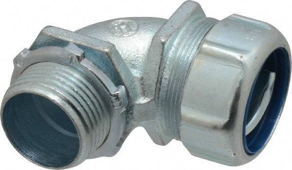 Thomas & Betts 5254 Conduit Connector For Liquid-Tight, Malleable Iron, 1" Trade Size