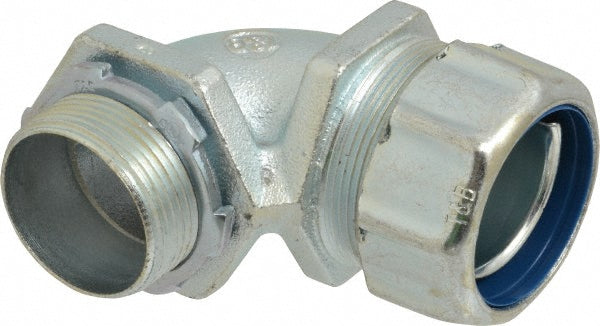Thomas & Betts 5255 Conduit Connector For Liquid-Tight, Malleable Iron, 1-1/4" Trade Size
