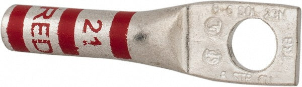 Thomas & Betts 54930BE Square Ring Terminal Non-Insulated, 8 AWG, Compression Connection