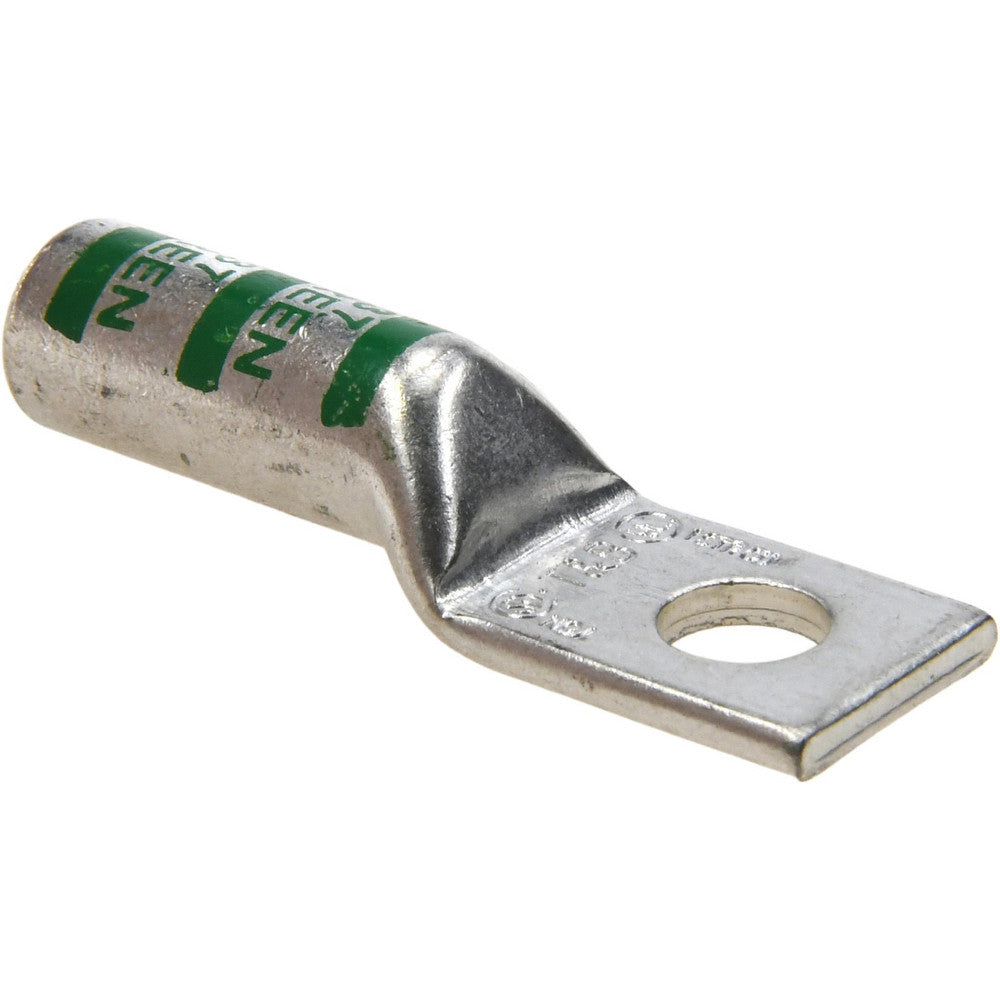 Thomas & Betts 54947BE Square Ring Terminal Non-Insulated, 1 AWG, Compression Connection