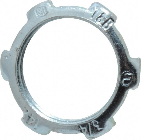 Thomas & Betts 142-TB Conduit Locknut For Rigid & Intermediate (IMC), Steel, 3/4" Trade Size