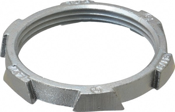 Thomas & Betts 147 Conduit Locknut For Rigid & Intermediate (IMC), Malleable Iron, 2-1/2" Trade Size