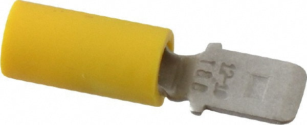 Thomas & Betts 10RC-250T Wire Disconnect Male, Yellow, Vinyl, 12-10 AWG, 1/4" Tab Width