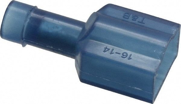 Thomas & Betts 14RB-251T Wire Disconnect Male, Blue, Nylon, 16-14 AWG, 1/4" Tab Width