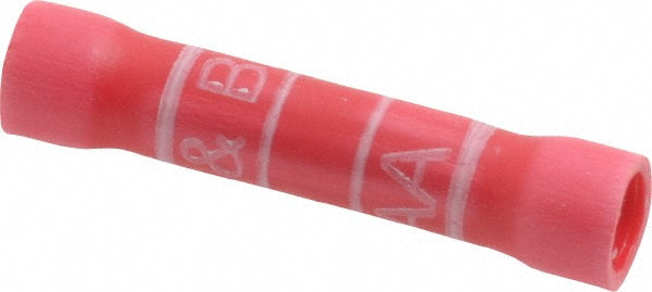 Thomas & Betts 2RA18X Butt Splice Terminal Fully Insulated Vinyl, Crimp-On Connection