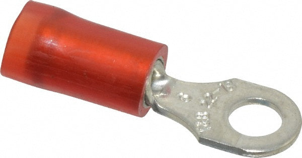 Thomas & Betts RA18-6 D Shaped Ring Terminal Partially Insulated, 22 to 16 AWG, Crimp Connection