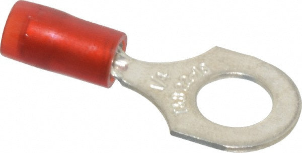 Thomas & Betts RA18-14 D Shaped Ring Terminal Partially Insulated, 22 to 16 AWG, Crimp Connection