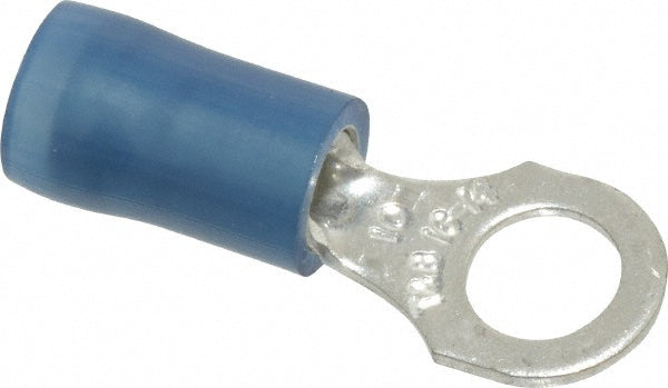 Thomas & Betts RB14-10 D Shaped Ring Terminal Partially Insulated, 18 to 14 AWG, Crimp Connection