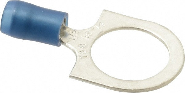 Thomas & Betts RB14-12 D Shaped Ring Terminal Partially Insulated, 18 to 14 AWG, Crimp Connection