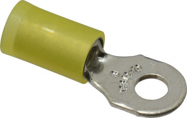 Thomas & Betts RC10-8 D Shaped Ring Terminal Partially Insulated, 12 to 10 AWG, Crimp Connection