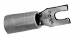 Thomas & Betts RB14-10FL Locking Fork Terminal Blue, Nylon, Partially Insulated, #10 Stud, Crimp