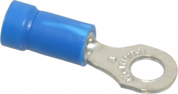 Thomas & Betts 14RB-8 D Shaped Ring Terminal Partially Insulated, 18 to 14 AWG, Crimp Connection