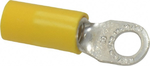 Thomas & Betts 10RC-10 D Shaped Ring Terminal Partially Insulated, 12 to 10 AWG, Crimp Connection