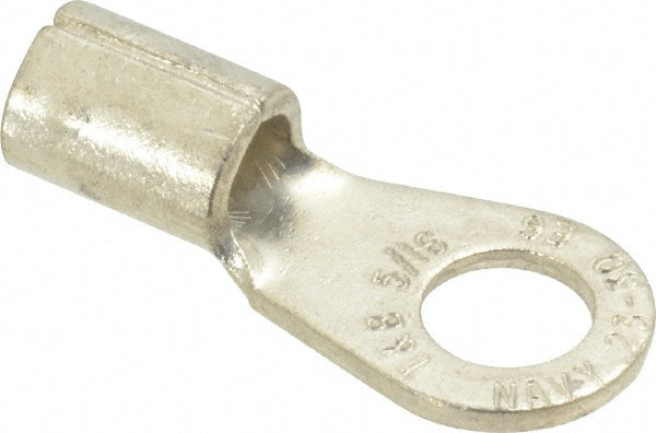 Thomas & Betts E6-516 Circular Ring Terminal Non-Insulated, 6 AWG, Crimp Connection