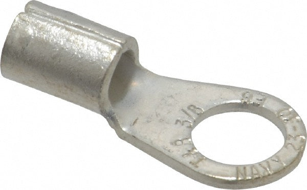 Thomas & Betts E6-38 Circular Ring Terminal Non-Insulated, 6 AWG, Crimp Connection
