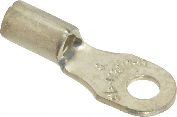 Thomas & Betts B14-4 D Shaped Ring Terminal Non-Insulated, 18 to 14 AWG, Crimp Connection