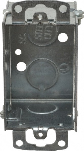 Thomas & Betts CDOW Electrical Switch Box Steel, Rectangle, 3" OAH, 2" OAW, 2-1/2" OAD, 1 Gang