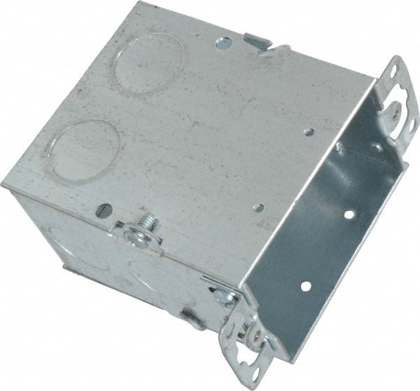 Thomas & Betts CY-1/2 Electrical Switch Box Steel, Rectangle, 3" OAH, 2" OAW, 3-1/2" OAD, 1 Gang