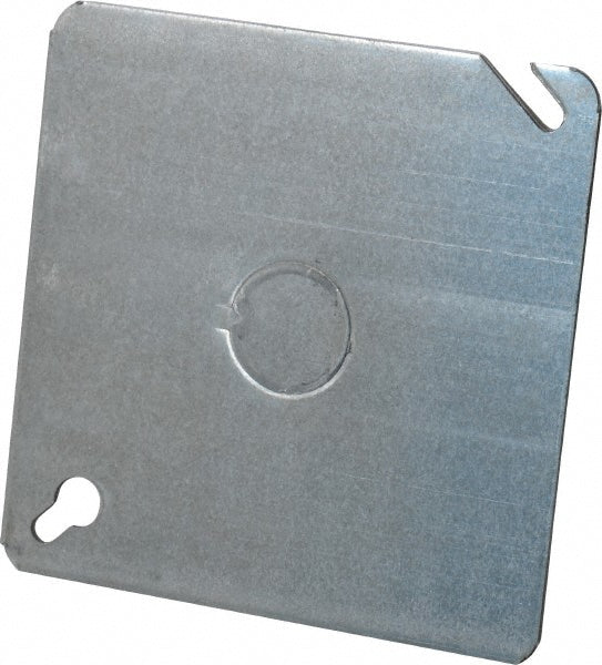 Thomas & Betts 52-C-6 Face Electrical Box Cover Steel, 4" Wide
