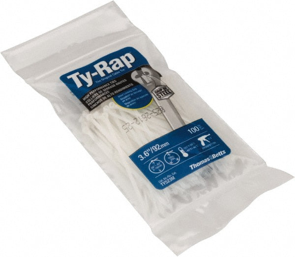 Thomas & Betts TY523M Cable Tie Duty 3.62" Long, Natural, Nylon, Standard