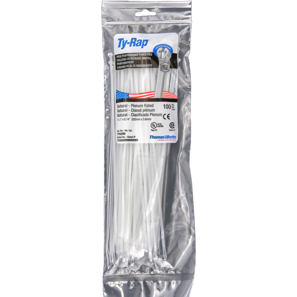 Thomas & Betts TY526M Standard Cable Tie 11.1" Long, Natural, Nylon