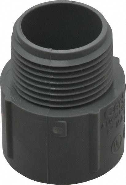 Thomas & Betts E943F Conduit Male Adapter For Rigid, Polyvinylchloride, 1" Trade Size