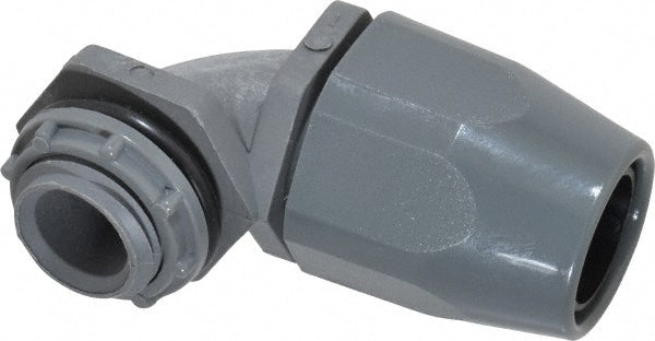 Thomas & Betts LT20C Conduit Connector For Liquid-Tight, Thermoplastic, 3/8" Trade Size