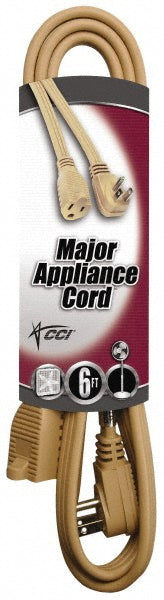 Southwire 3532SW3323 6', 14/3 Gauge/Conductors, Beige Indoor Extension Cord