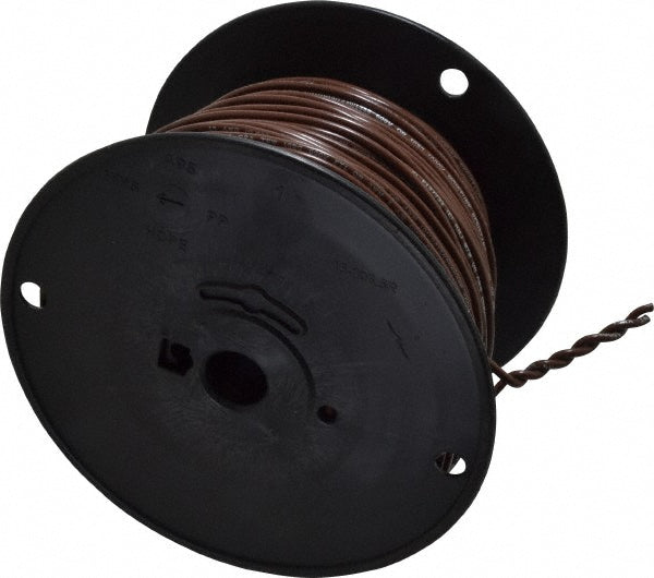 Southwire 411010507 Machine Tool Wire 18 AWG, Brown, 500' Long, Polyvinylchloride, 0.108" OD