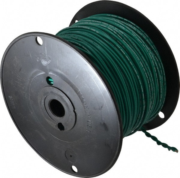 Southwire 411010505 Machine Tool Wire 18 AWG, Green, 500' Long, Polyvinylchloride, 0.108" OD