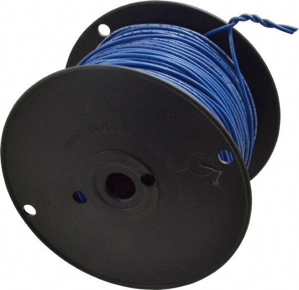 Southwire 411010506 Machine Tool Wire 18 AWG, Blue, 500' Long, Polyvinylchloride, 0.108" OD