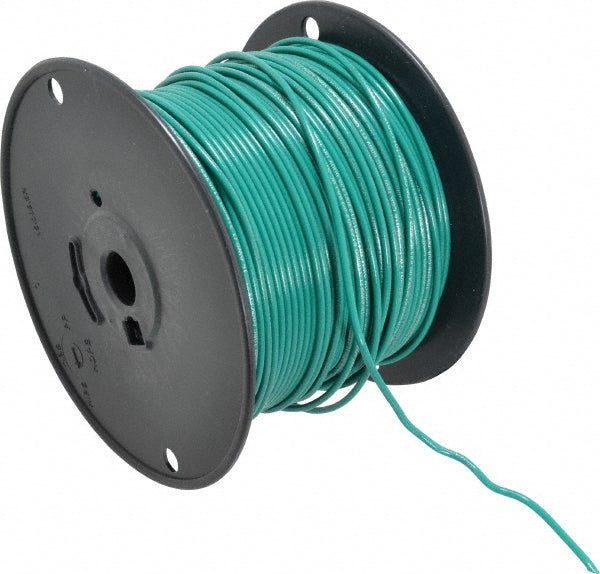 Southwire 411020505 Machine Tool Wire 16 AWG, Green, 500' Long, Polyvinylchloride, 0.12" OD