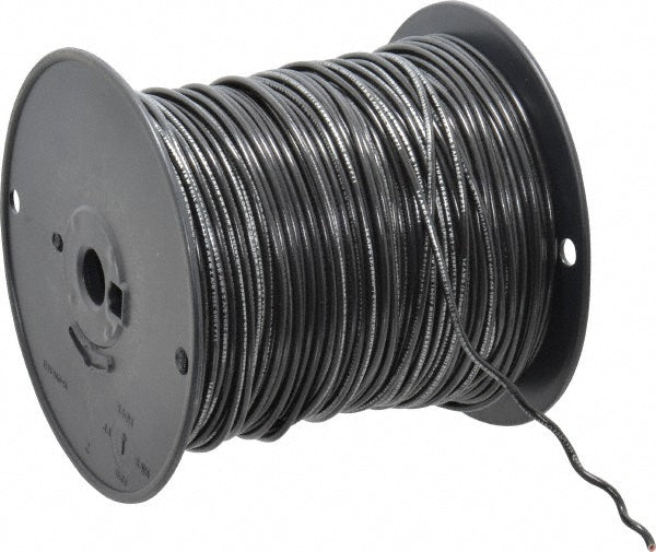 Southwire 411030508 Machine Tool Wire 14 AWG, Black, 500' Long, Polyvinylchloride, 0.136" OD